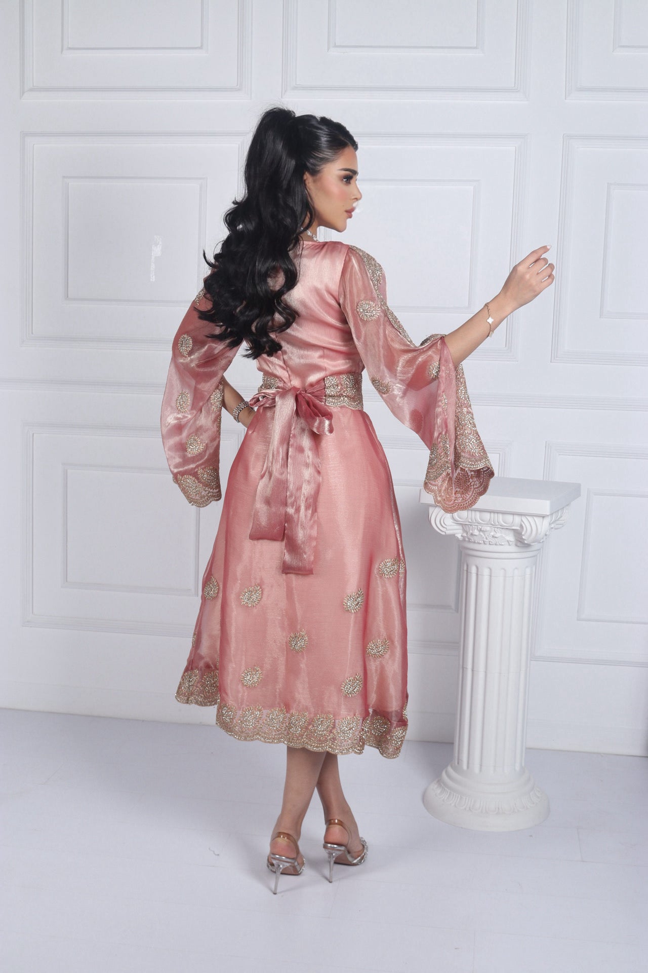 Pinkish peach
