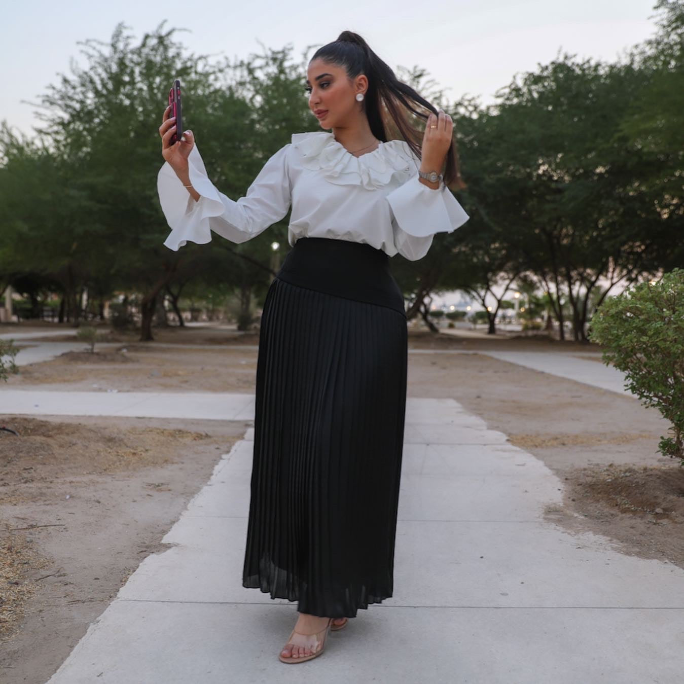 Ruffle shirt